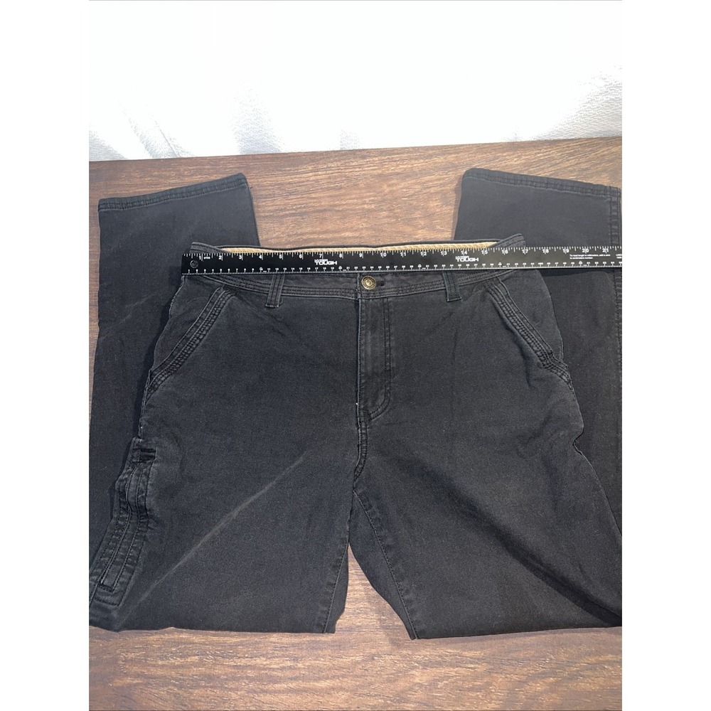 Legendary Outfitters Men's 34x32 Black Cotton Stretch Utility Work Pants - Picture 2 of 9